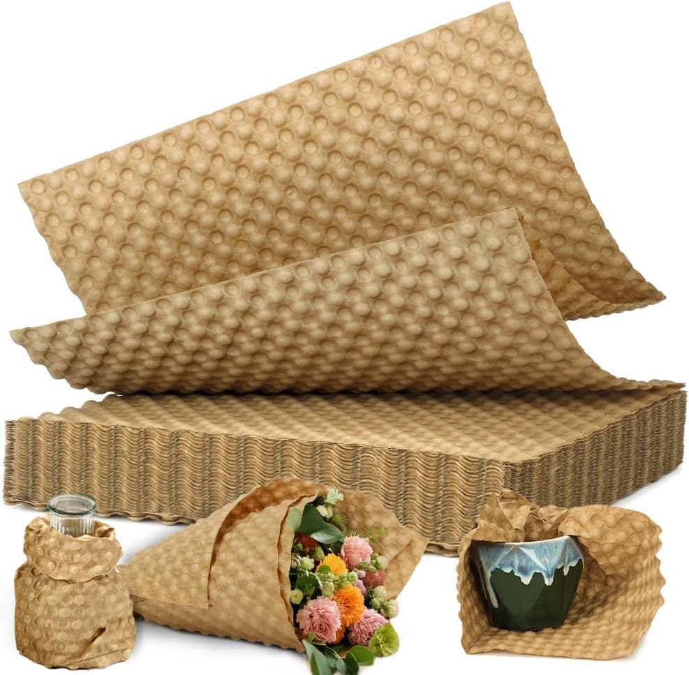 緩衝材 クッションペーパー 紙パッキン ペーパークッション ラッピング材 生分解性 引越し 梱包用 プラスチックよりエコ サステナブル包装材